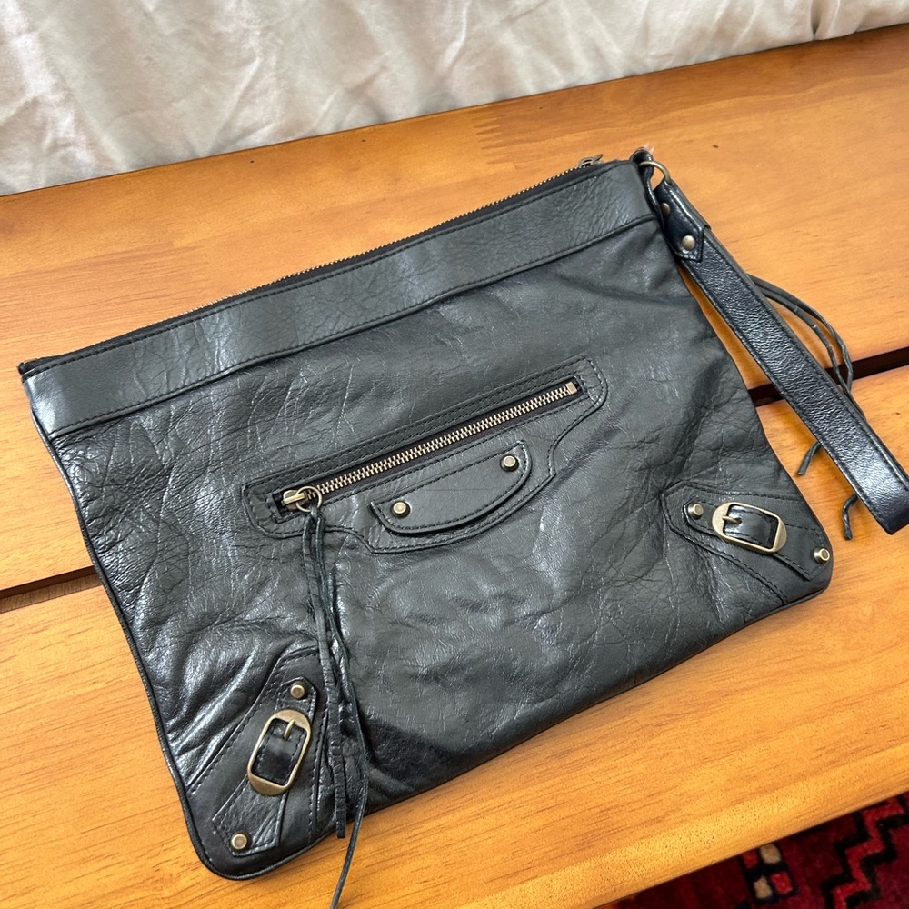 Balenciaga city clutch
